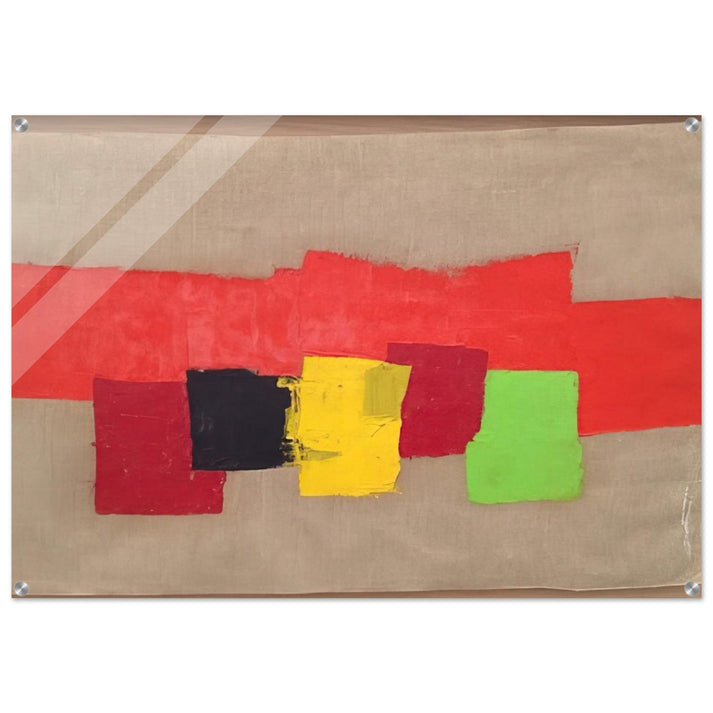 Untitled - 1970 - Etel Adnan Acrylic Print - 70x100 cm / 28x40″ inches | Etel Adnan Wall Art | Etel Adnan Prints