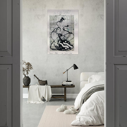 BLUMEN 1985 - Sigmar Polke Brushed Aluminum Print - 70x100 cm / 28x40 inches | Sigmar Polke Aluminum Print | Sigmar Polke Prints