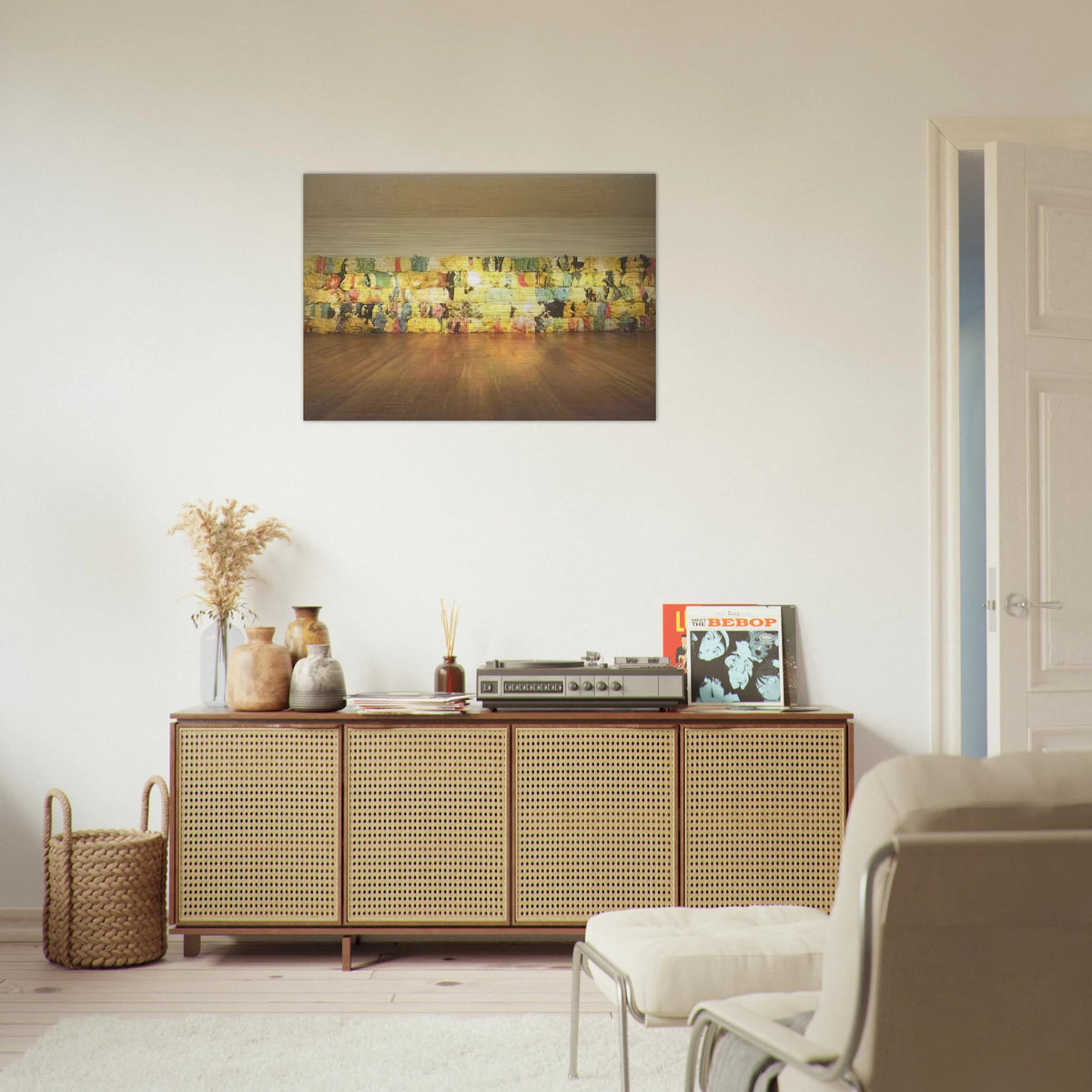 Cortina de Espuma - 2001 - Joao Vieira Brushed Aluminum Print - 70x100 cm / 28x40 inches | Joao Vieira Aluminum Print | Joao Vieira Prints
