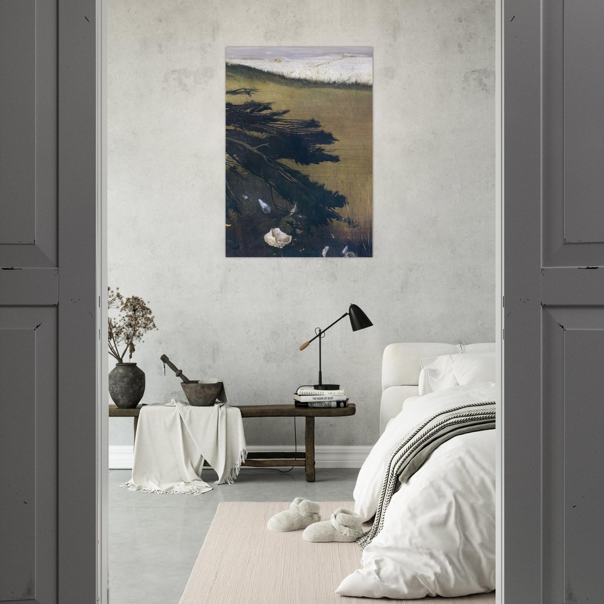 NOT DETECTED 47 - Andrew Wyeth Brushed Aluminum Print - 70x100 cm / 28x40 inches | Andrew Wyeth Aluminum Print | Andrew Wyeth Prints