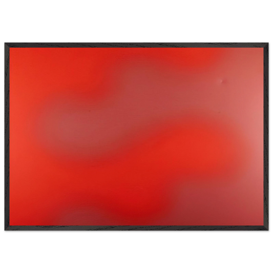 SU-20 - 1973 - Wojciech Fangor 70x100 cm / 28x40 inches Framed Art Print – Black Wooden Frame