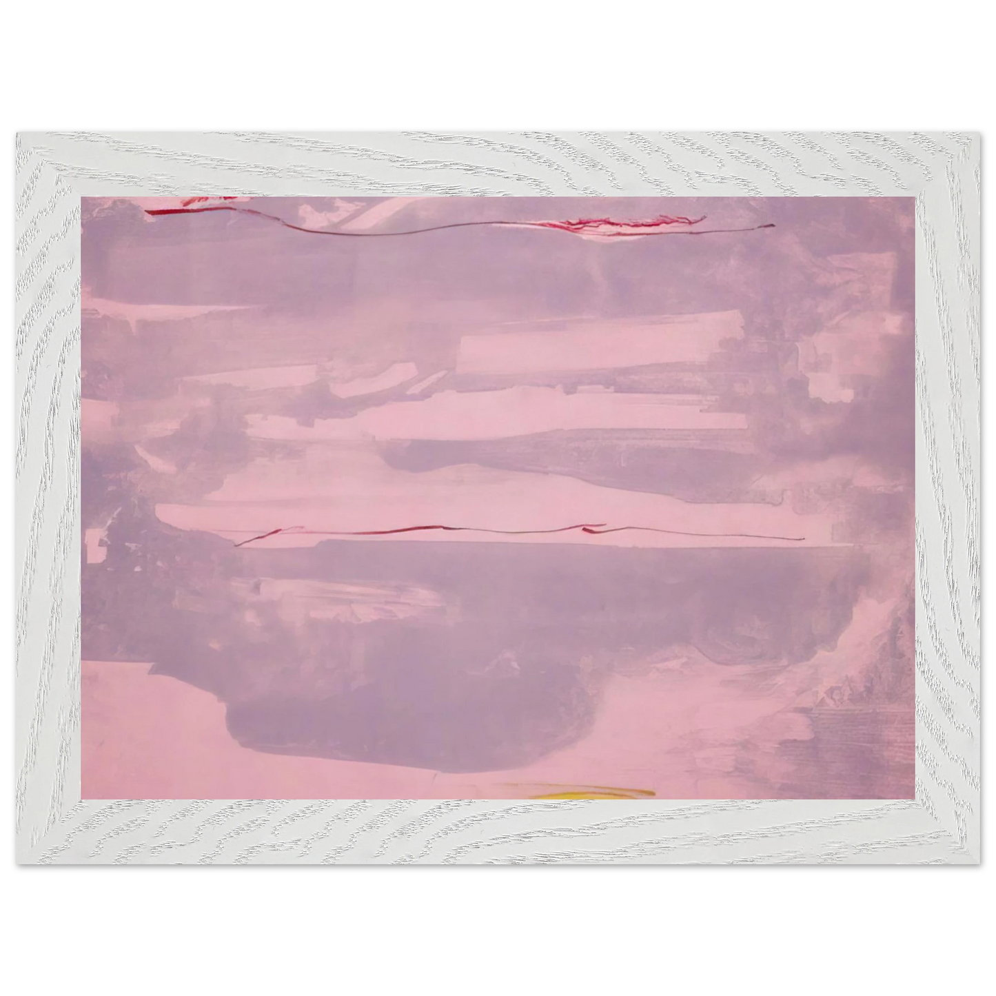 Helen Frankenthaler - Dream Walk - 1977 Wall art - 27x35 cm / 11x14 inches - Premium Wooden Framed Poster With Fine Art Paper-canvas - Wood frame