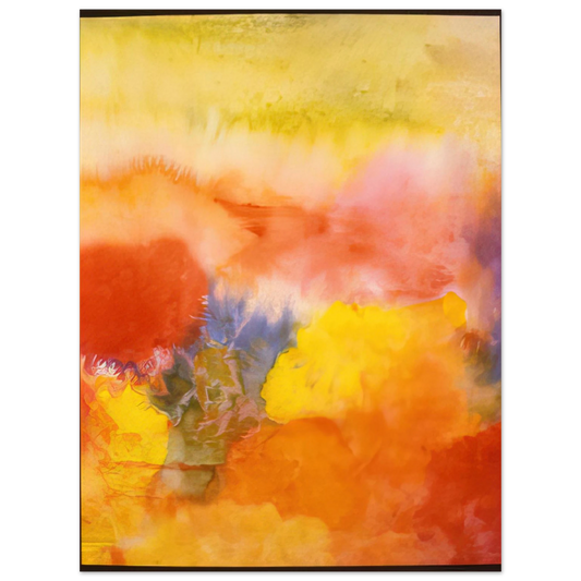Ronnie Landfield - Abundance In The Garden - 1992  75x100 cm / 30x40inches Fine Art Poster