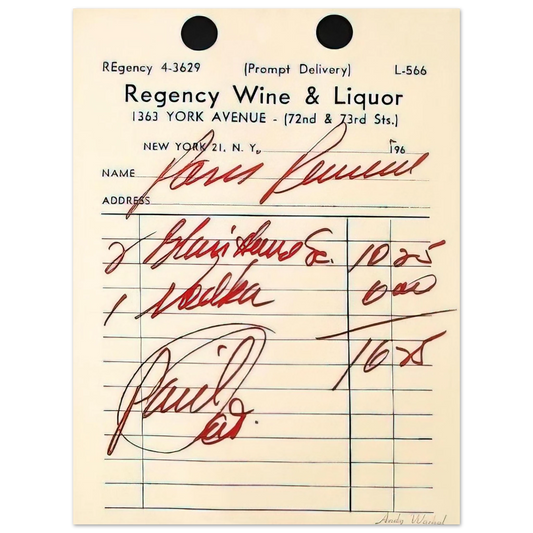 Andy Warhol - Paris Review Poster Fine Art Poster