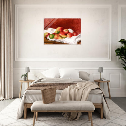 Pears and Apples - Pierre-Auguste Renoir Acrylic Print - 70x100 cm / 28x40″ inches | Pierre-Auguste Renoir Wall Art | Pierre-Auguste Renoir Prints