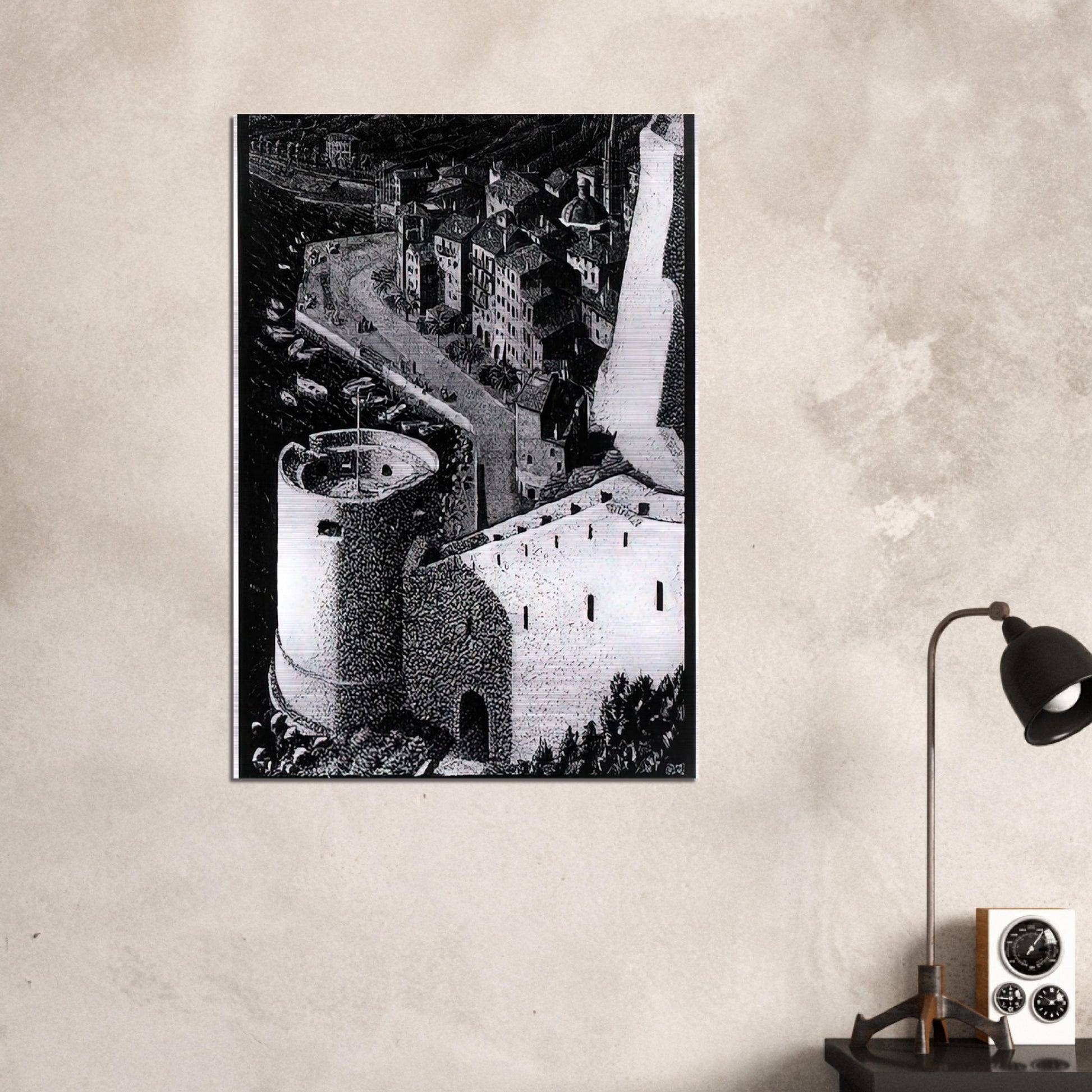 ESCHER (23) - MC Escher Brushed Aluminum Print - 70x100 cm / 28x40 inches | MC Escher Aluminum Print | MC Escher Prints
