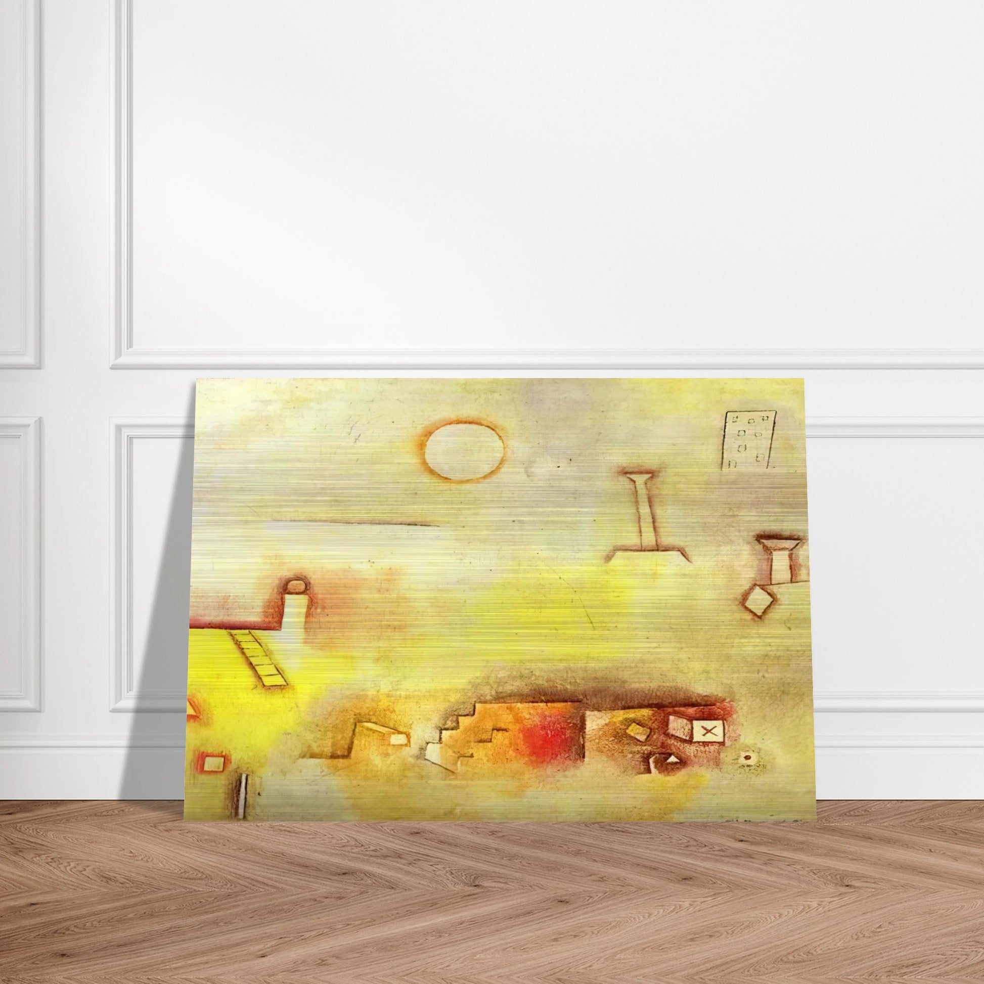 RECONSTRUCTING 1926 - Paul Klee Brushed Aluminum Print - 70x100 cm / 28x40 inches | Paul Klee Aluminum Print | Paul Klee Prints