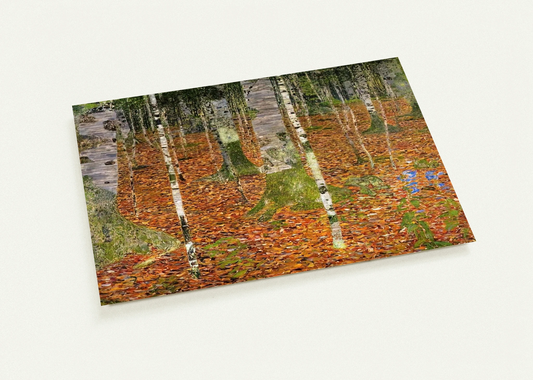 FARMHOUSE WITH BIRCH TREES 1903 By Gustav Klimt Pack of 10 Post Cards | Gustav Klimt Post Cards | A6 (10.5 x 14.8 cm) - 4.1 x 5.8 inches
