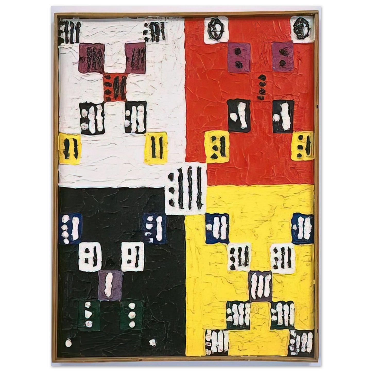 Alfred Jensen - The Apex is Nothing - 1960  75x100 cm / 30x40inches Fine Art Poster