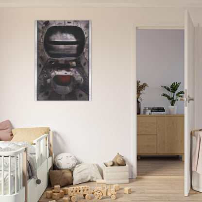 UNTITLED 1961 - Lee Bontecou Brushed Aluminum Print - 70x100 cm / 28x40 inches | Lee Bontecou Aluminum Print | Lee Bontecou Prints