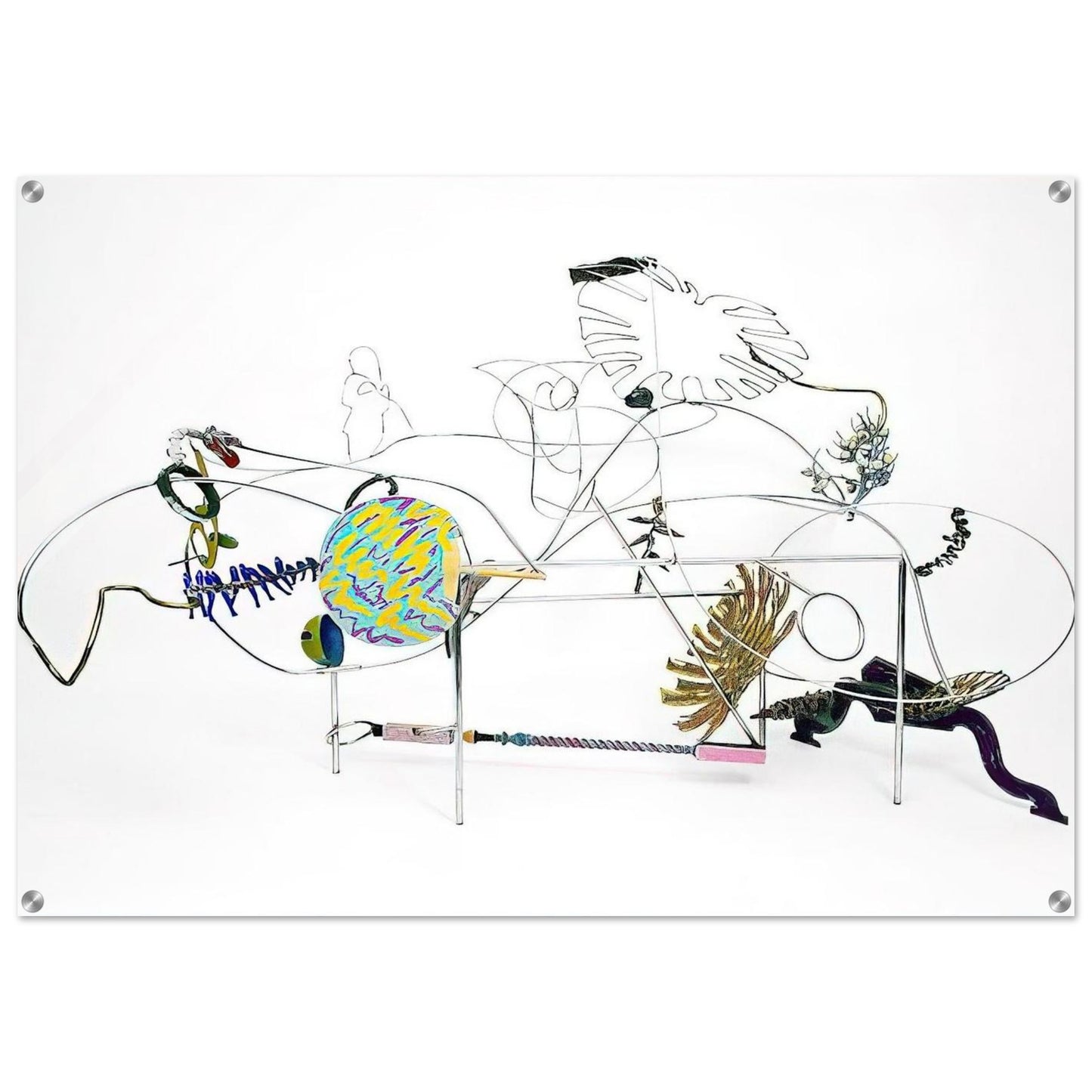 GRANDE NATURE MORTE 1987 - Nancy Graves Acrylic Print - 70x100 cm / 28x40″ inches | Nancy Graves Wall Art | Nancy Graves Prints