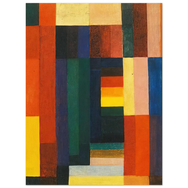 Johannes Itten - Horizontal Vertical - 1915  75x100 cm / 30x40inches Fine Art Poster