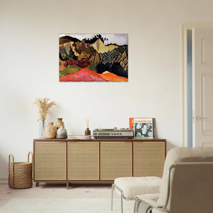 IN THE QUARRY - Paul Klee Brushed Aluminum Print - 70x100 cm / 28x40 inches | Paul Klee Aluminum Print | Paul Klee Prints