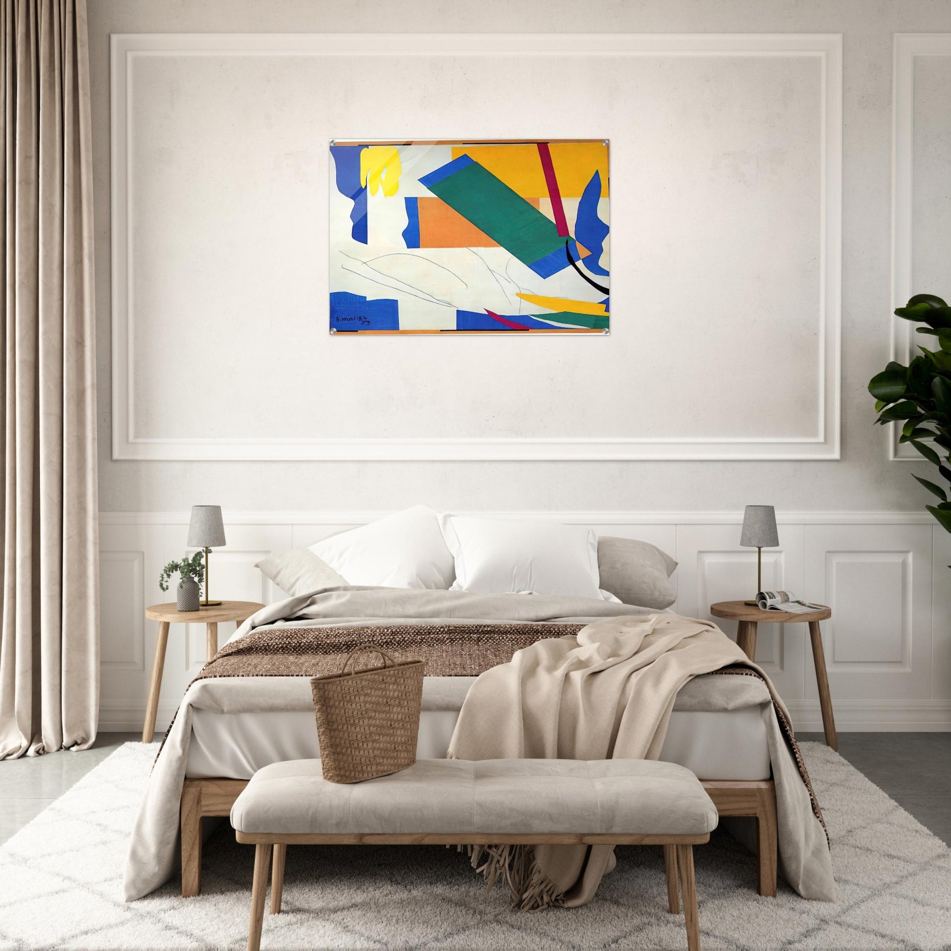 MEMORY OF OCEANIA - Henri Matisse Acrylic Print - 70x100 cm / 28x40″ inches