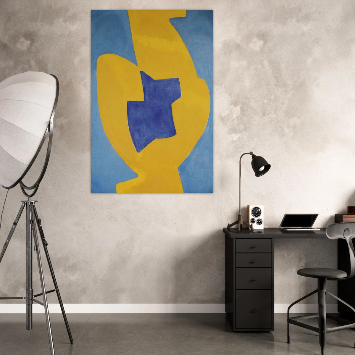 Composition abstraite - 1968 - Serge Poliakoff Art Prints - 100x150 cm / 40x60″ inches | Serge Poliakoff Poster | Serge Poliakoff Prints