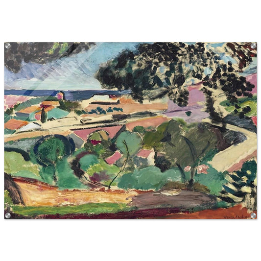 PAYSAGE DE COLLIOURE 1907 - Henri Matisse Acrylic Print - 70x100 cm / 28x40″ inches