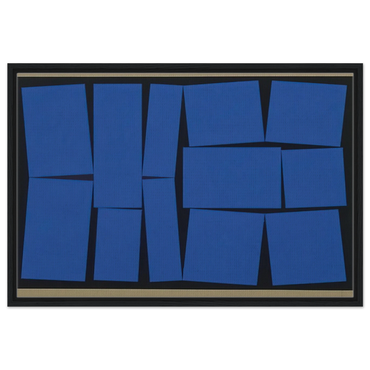 Metaesquema 19 - 1958 - Helio Oiticica Framed Canvas Print