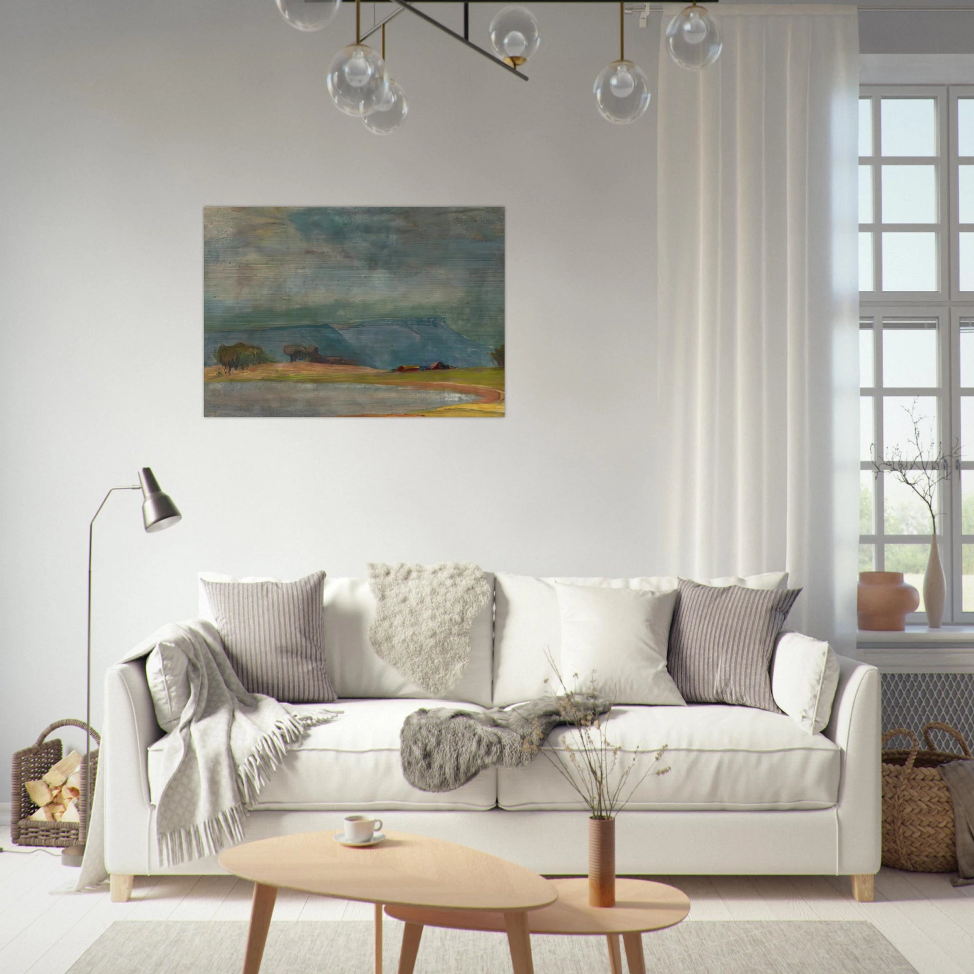 Dodge Ranch - Tonalism - Xavier Martinez Brushed Aluminum Print - 70x100 cm / 28x40 inches | Xavier Martinez Aluminum Print | Xavier Martinez Prints