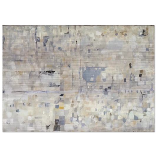 Blanche - 1958 - Maria Helena Vieira da Silva Brushed Aluminum Print - 70x100 cm / 28x40 inches | Maria Helena Vieira da Silva Aluminum Print | Maria Helena Vieira da Silva Prints
