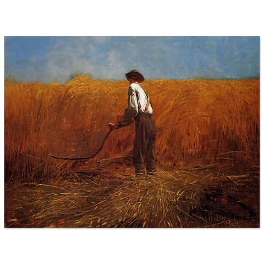 Winslow Homer - THE VETERAN IN A NEW FIELD  75x100 cm / 30x40inches Fine Art Poster