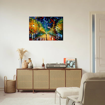 Leonid Afremov - Leonid Afremov Brushed Aluminum Print - 70x100 cm / 28x40 inches | Leonid Afremov Aluminum Print | Leonid Afremov Prints