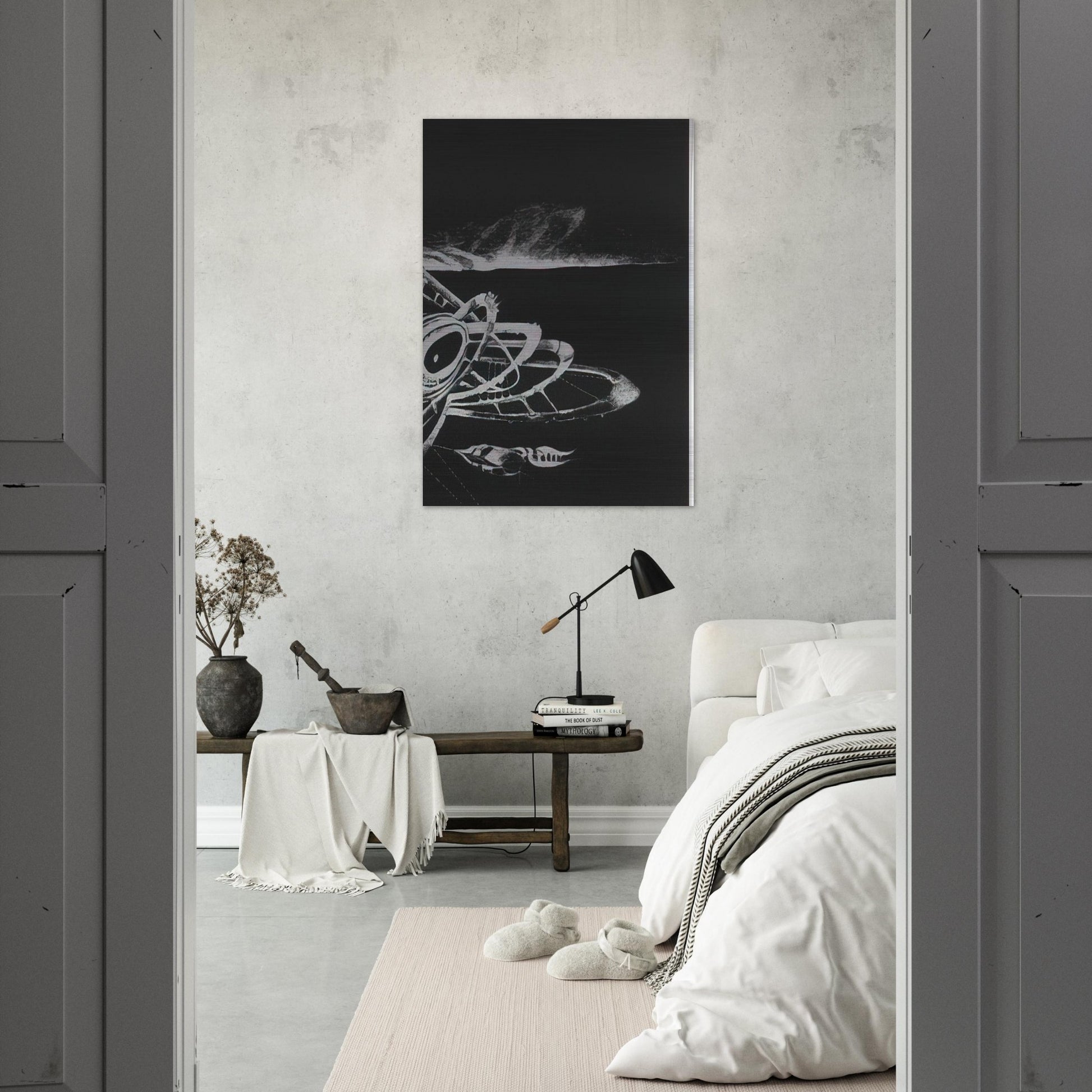 UNTITLED FROM THE NEW YORK COLLECTION FOR STOCKHOLM 1973 - Lee Bontecou Brushed Aluminum Print - 70x100 cm / 28x40 inches | Lee Bontecou Aluminum Print | Lee Bontecou Prints