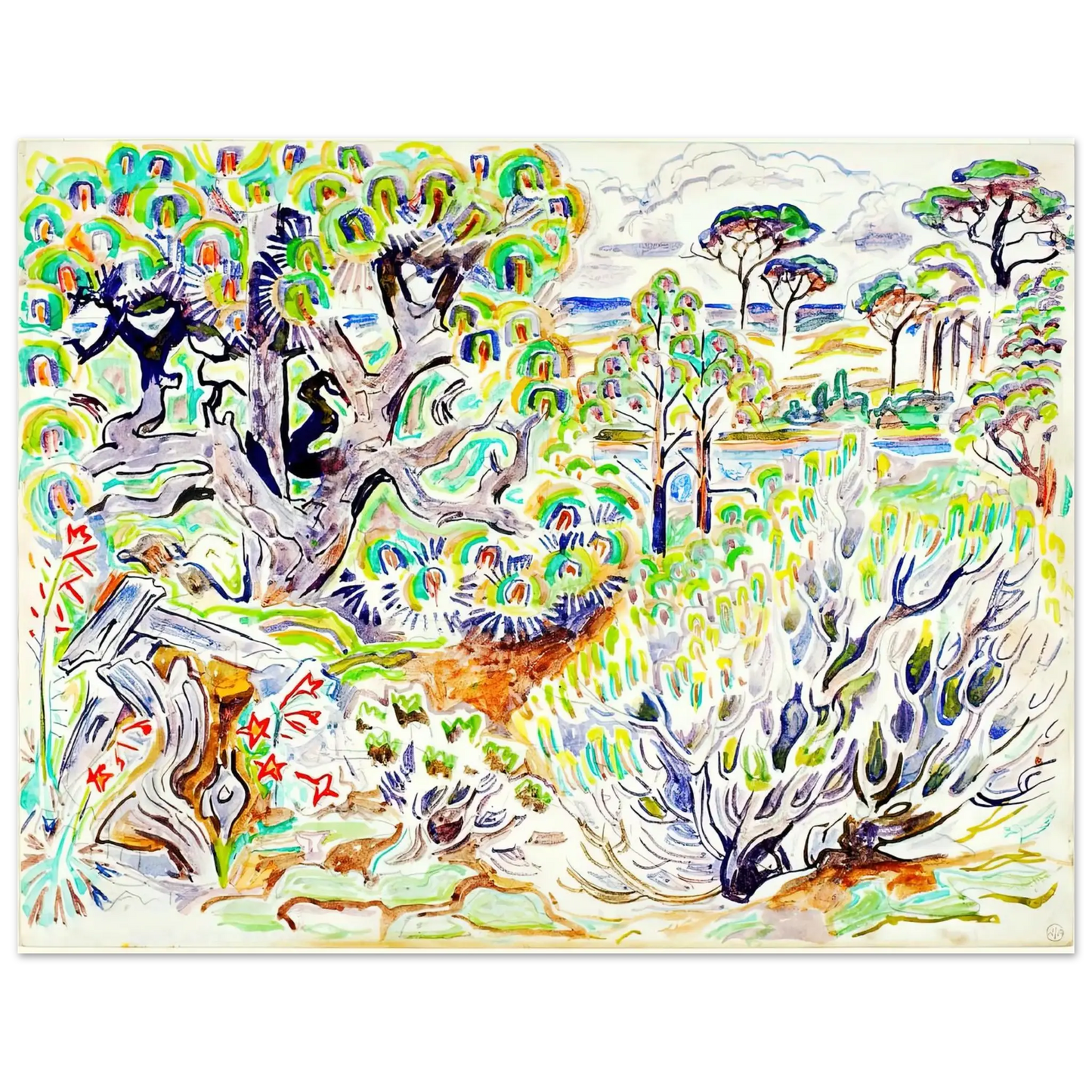 Walter Inglis Anderson - Walter Anderson Wall art - 21x29.7 cm / 8x12" - Fine Art Poster - -