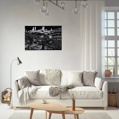 ESCHER (10) - MC Escher Brushed Aluminum Print - 70x100 cm / 28x40 inches | MC Escher Aluminum Print | MC Escher Prints