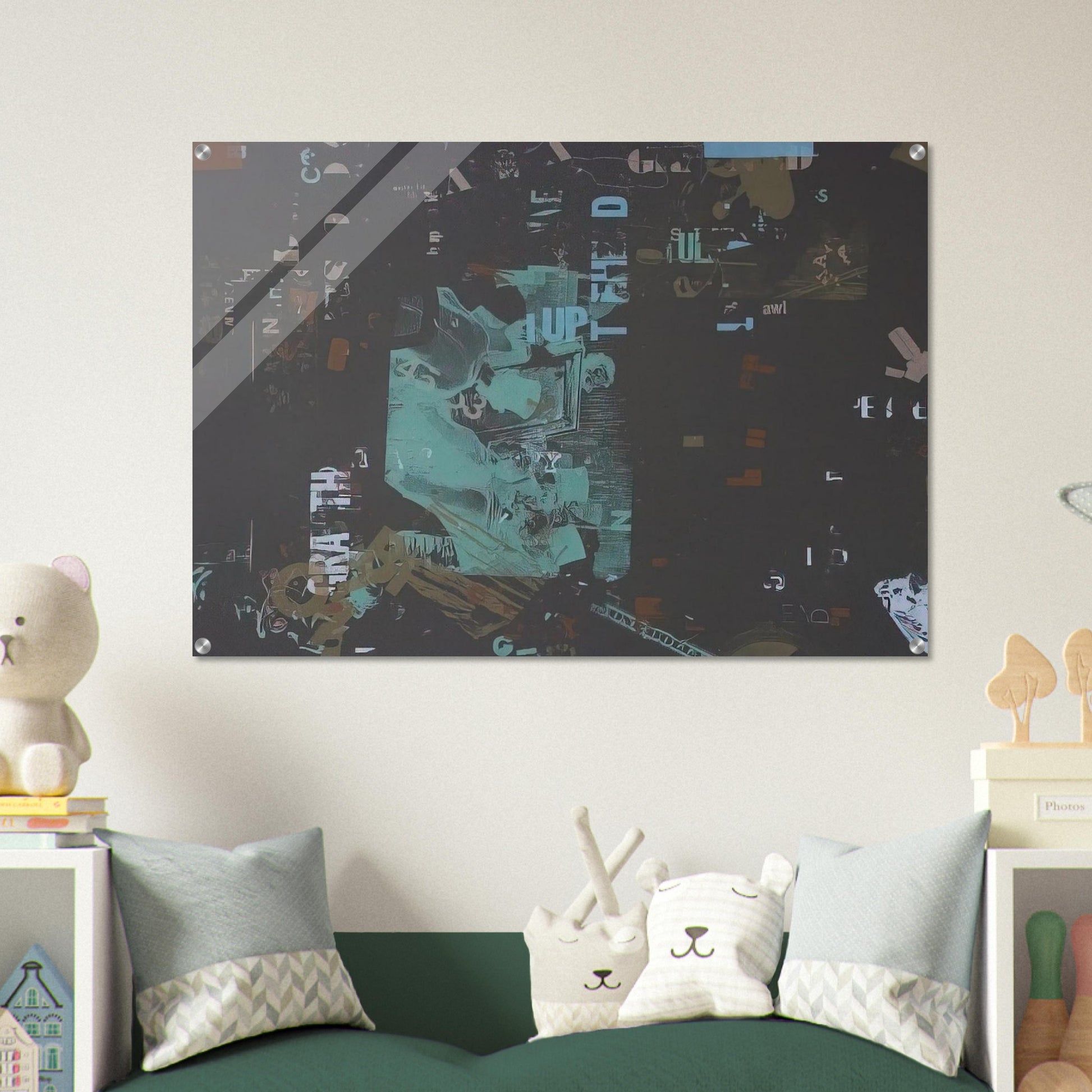 Not Wanting to Say Anything About Marcel Detail - 1969 - John Cage Acrylic Print - 70x100 cm / 28x40″ inches