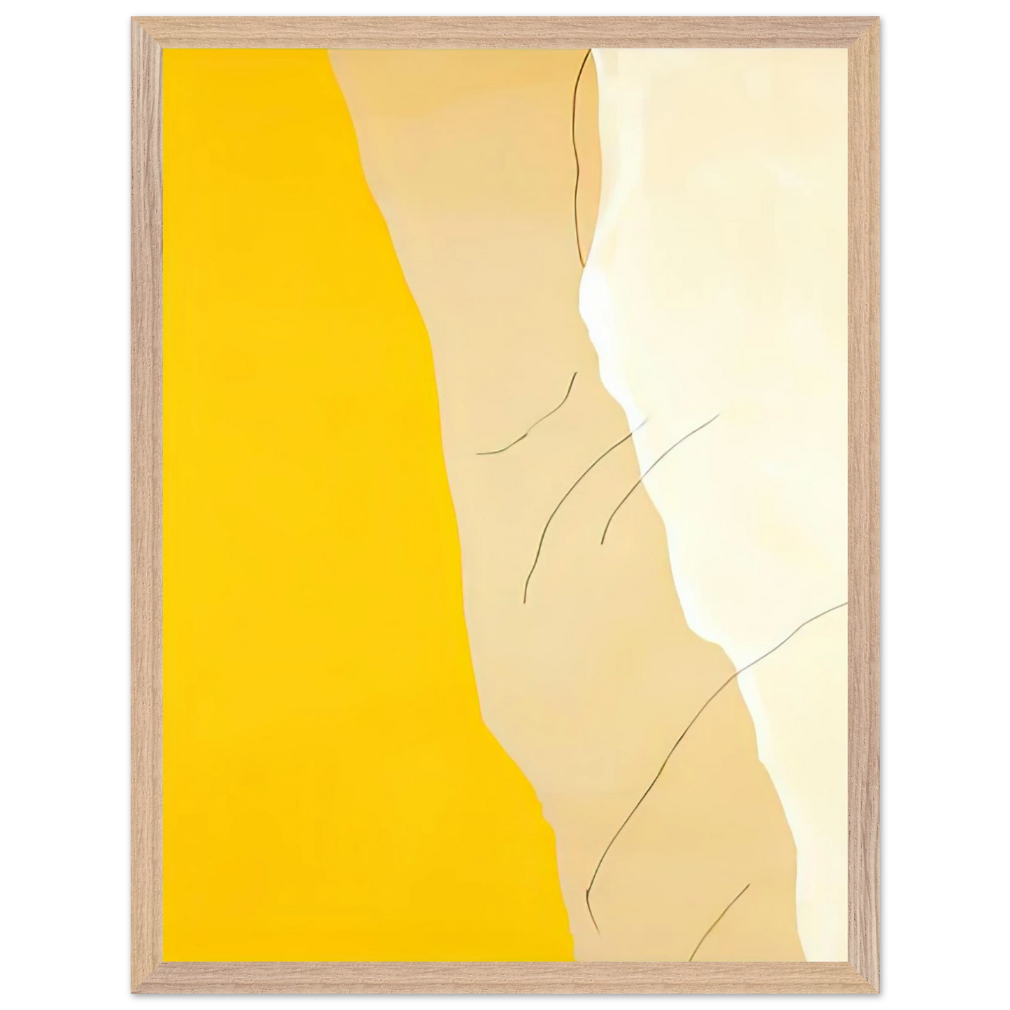 Helen Frankenthaler - Mornings, 1971- Wall Art - 30x40 cm / 12x16 inches - Premium Wooden Framed Poster With Fine Art Paper-canvas - Black frame