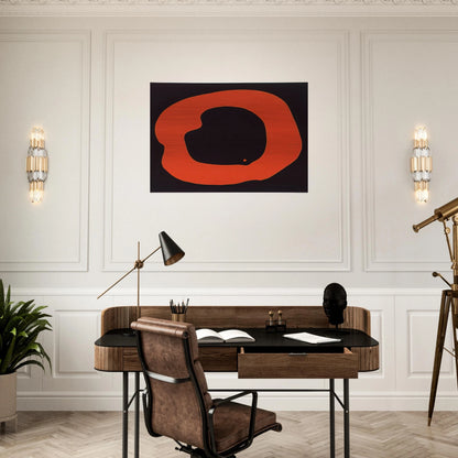 Untitled - Art Informel, Minimalism - Jiro Yoshihara Brushed Aluminum Print - 70x100 cm / 28x40 inches | Jiro Yoshihara Aluminum Print | Jiro Yoshihara Prints