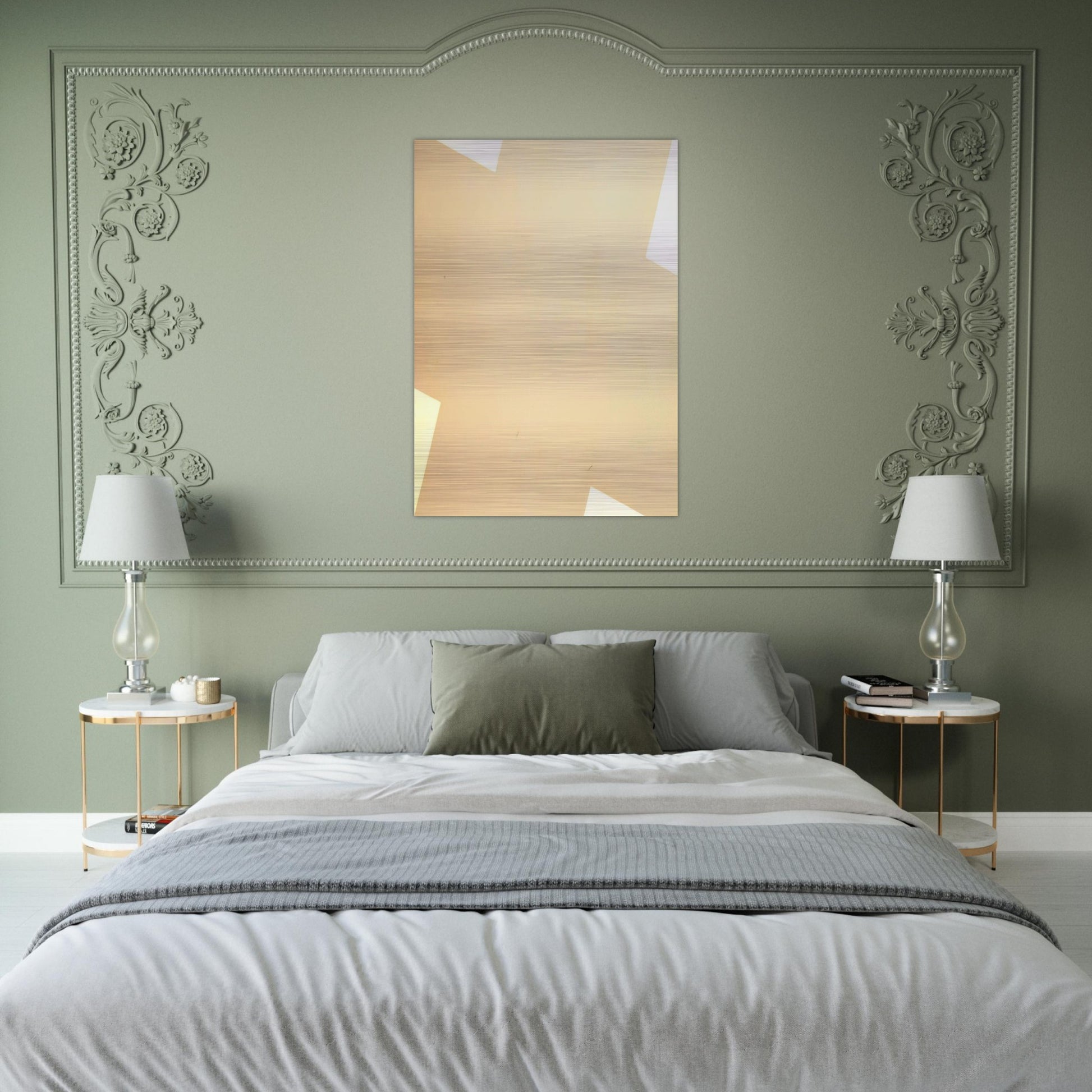 Crossroads Grey - 1978 - Leon Polk Smith Brushed Aluminum Print - 70x100 cm / 28x40 inches | Leon Polk Smith Aluminum Print | Leon Polk Smith Prints