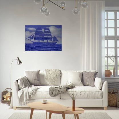 THE SEDUCER 1953 - Rene Magritte Brushed Aluminum Print - 70x100 cm / 28x40 inches | Rene Magritte Aluminum Print | Rene Magritte Prints
