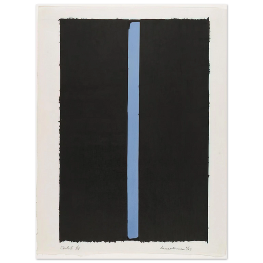 Barnett Newman - Canto II  75x100 cm / 30x40inches Fine Art Poster