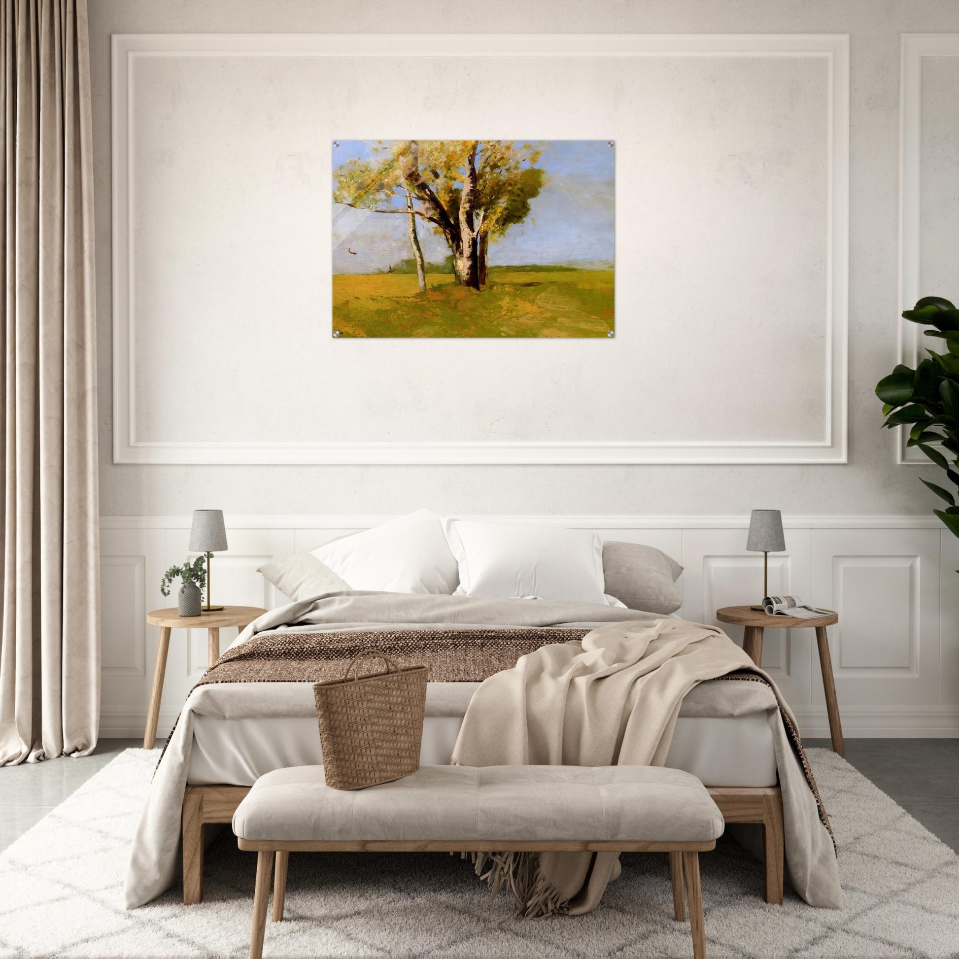 TREES - Odilon Redon Acrylic Print - 70x100 cm / 28x40″ inches | Odilon Redon Wall Art | Odilon Redon Prints