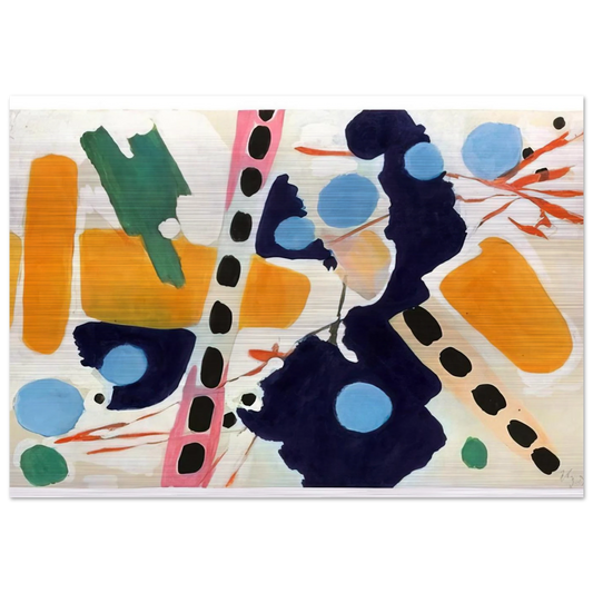 Untitled - 1954 - Ernst Wilhelm Nay Brushed Aluminum Print - 70x100 cm / 28x40 inches | Ernst Wilhelm Nay Aluminum Print | Ernst Wilhelm Nay Prints