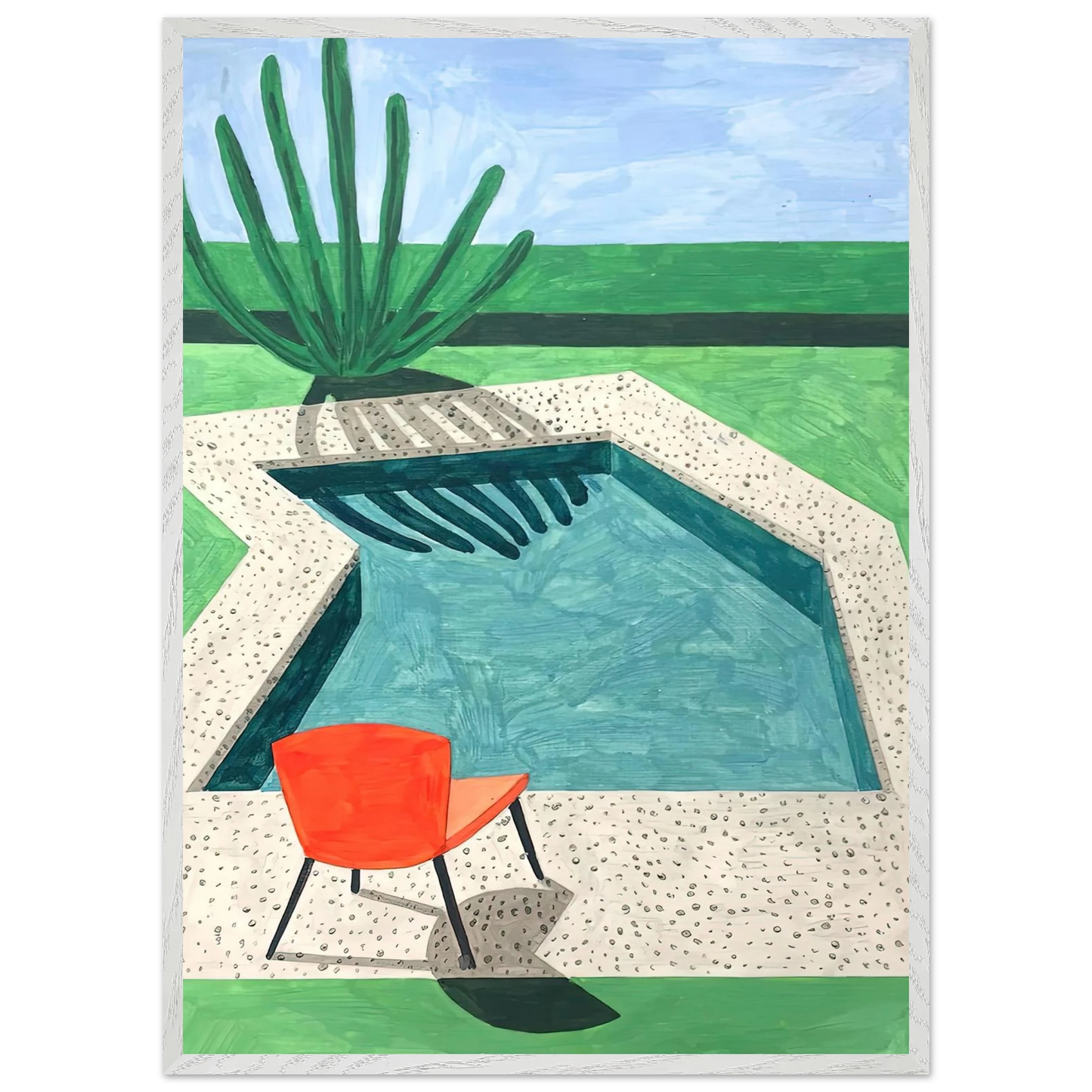 David Hockney - David Hockney Wall art - 45x60 cm / 18x24 inches - Fine Art Poster-canvas - -