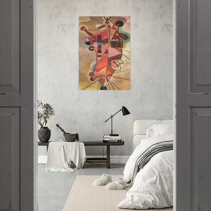 FIXED POINTS - Wassily Kandinsky Brushed Aluminum Print - 70x100 cm / 28x40 inches | Wassily Kandinsky Aluminum Print | Wassily Kandinsky Prints