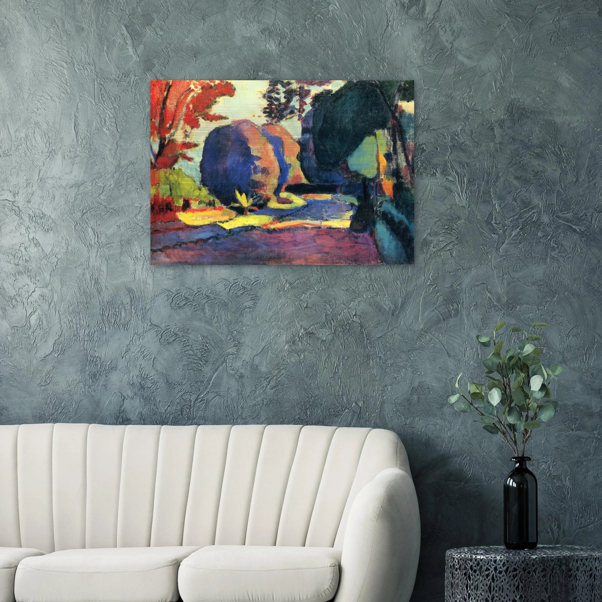 THE LUXEMBOURG GARDENS 1901 - Henri Matisse Brushed Aluminum Print - 70x100 cm / 28x40 inches | Henri Matisse Aluminum Print | Henri Matisse Prints