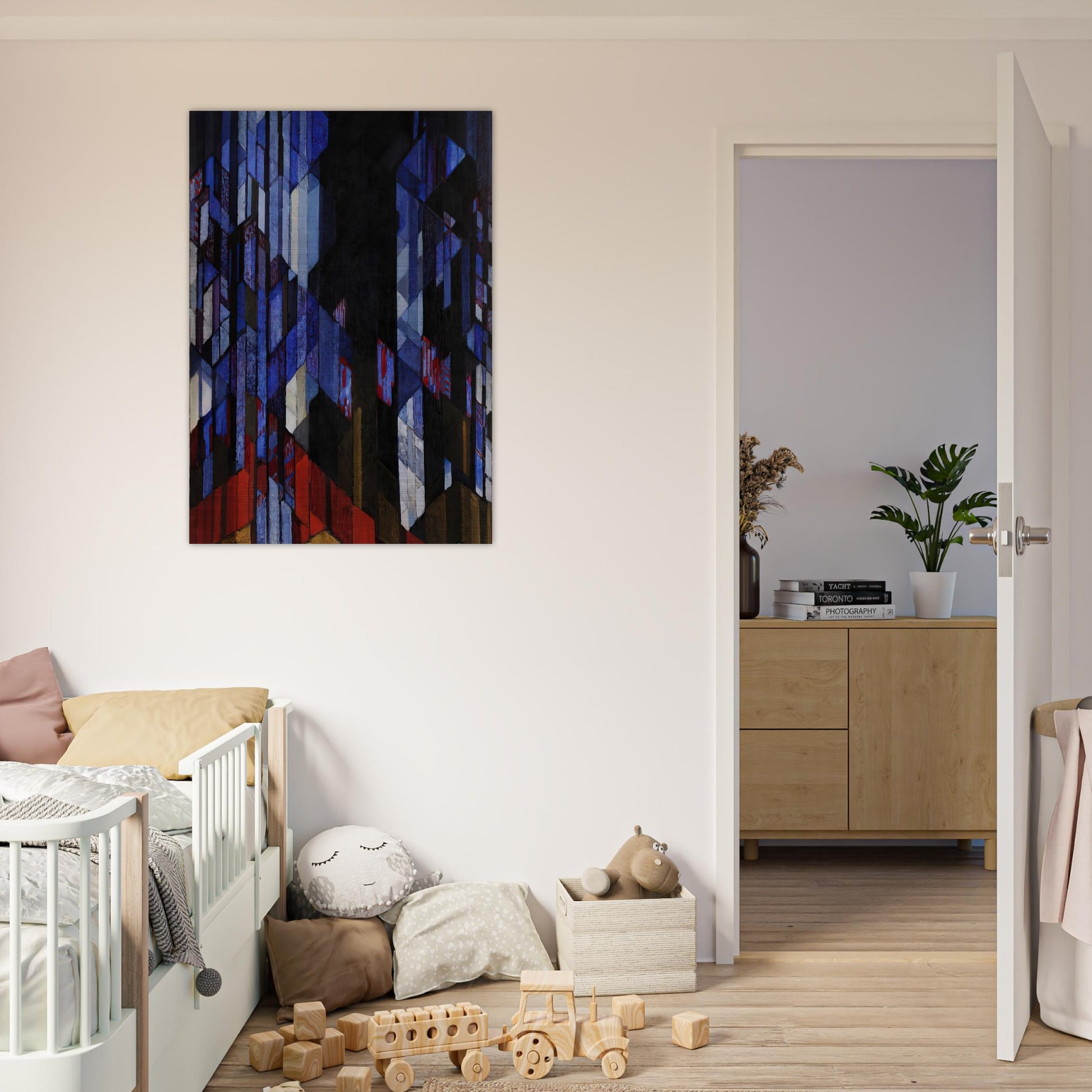 Cathedral - Frantisek Kupka Brushed Aluminum Print - 70x100 cm / 28x40 inches | Frantisek Kupka Aluminum Print | Frantisek Kupka Prints