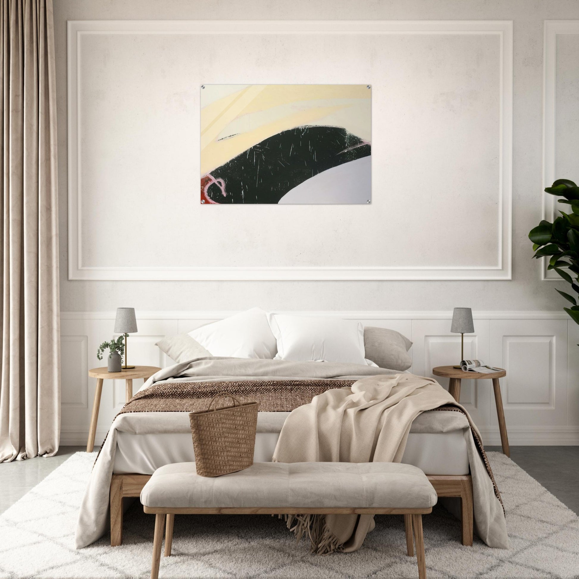 Acheron - 1971 - Norman Bluhm Acrylic Print - 70x100 cm / 28x40″ inches