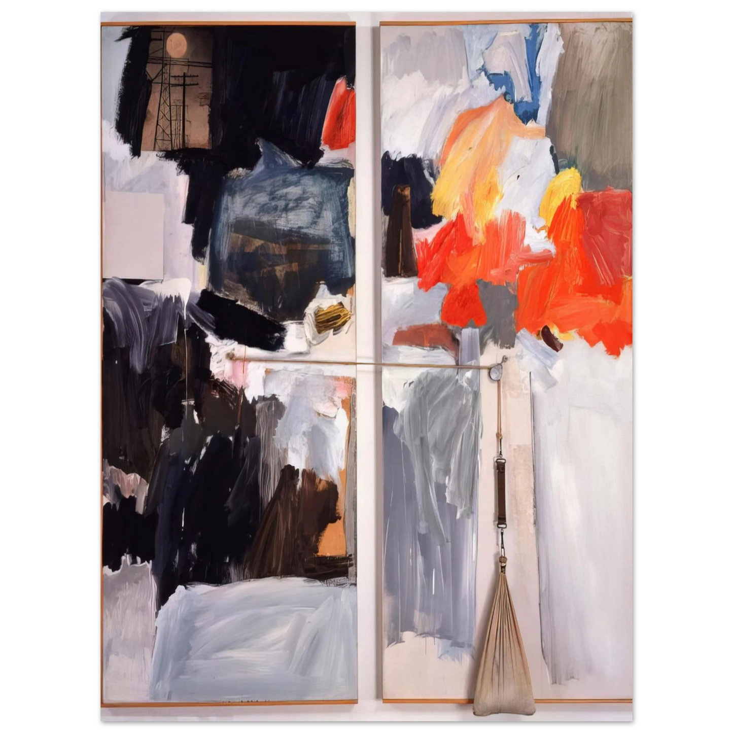 Robert Rauschenberg - STUDIO PAINTING 1961 1  75x100 cm / 30x40inches Fine Art Poster