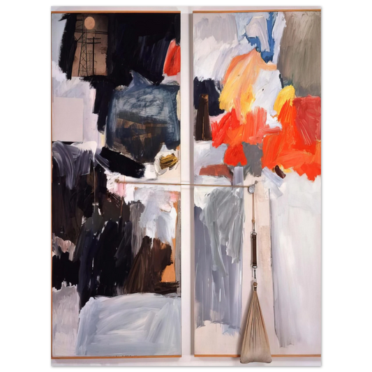 Robert Rauschenberg - STUDIO PAINTING 1961 1  75x100 cm / 30x40inches Fine Art Poster
