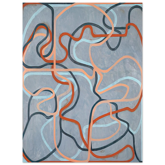 Brice Marden - Epitaph Painting 5 - 2001  75x100 cm / 30x40inches Fine Art Poster