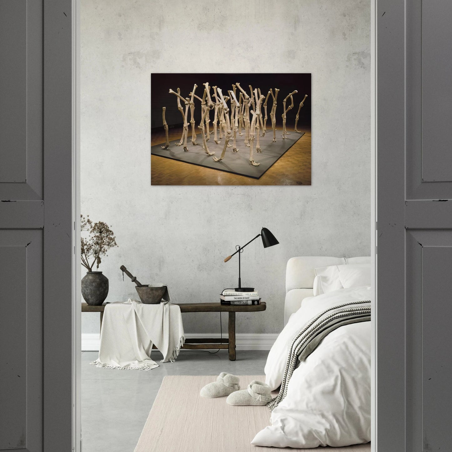 VARIABILITY OF SIMILAR FORMS 1970 - Nancy Graves Brushed Aluminum Print - 70x100 cm / 28x40 inches | Nancy Graves Aluminum Print | Nancy Graves Prints