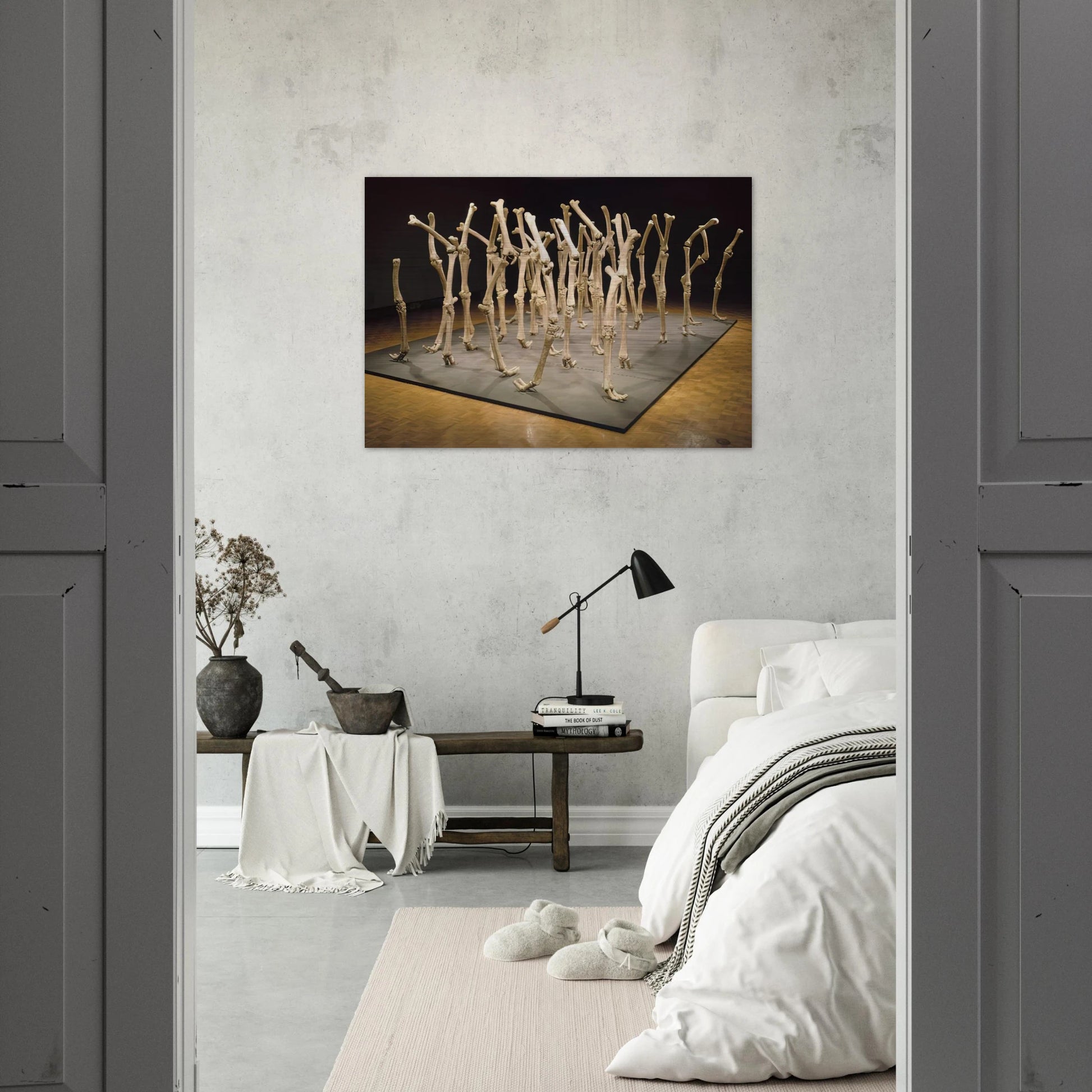 VARIABILITY OF SIMILAR FORMS 1970 - Nancy Graves Brushed Aluminum Print - 70x100 cm / 28x40 inches | Nancy Graves Aluminum Print | Nancy Graves Prints