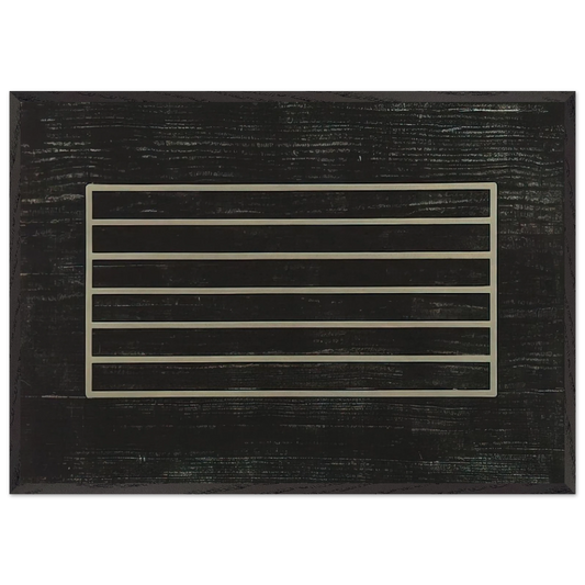 Untitled - Minimalism N2 - Donald Judd 70x100 cm / 28x40 inches Framed Art Print – Black Wooden Frame