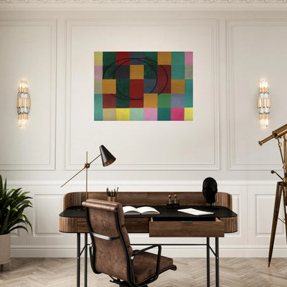 Die Fremden Kreise - 1963 - Johannes Itten Brushed Aluminum Print - 70x100 cm / 28x40 inches | Johannes Itten Aluminum Print | Johannes Itten Prints