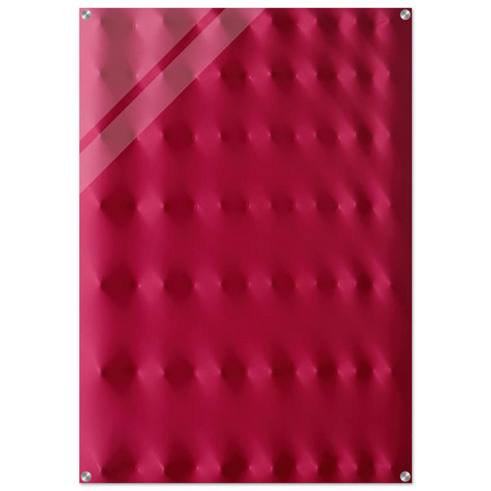 Superficie rossa - 2006 - Enrico Castellani Acrylic Print - 70x100 cm / 28x40″ inches | Enrico Castellani Wall Art | Enrico Castellani Prints