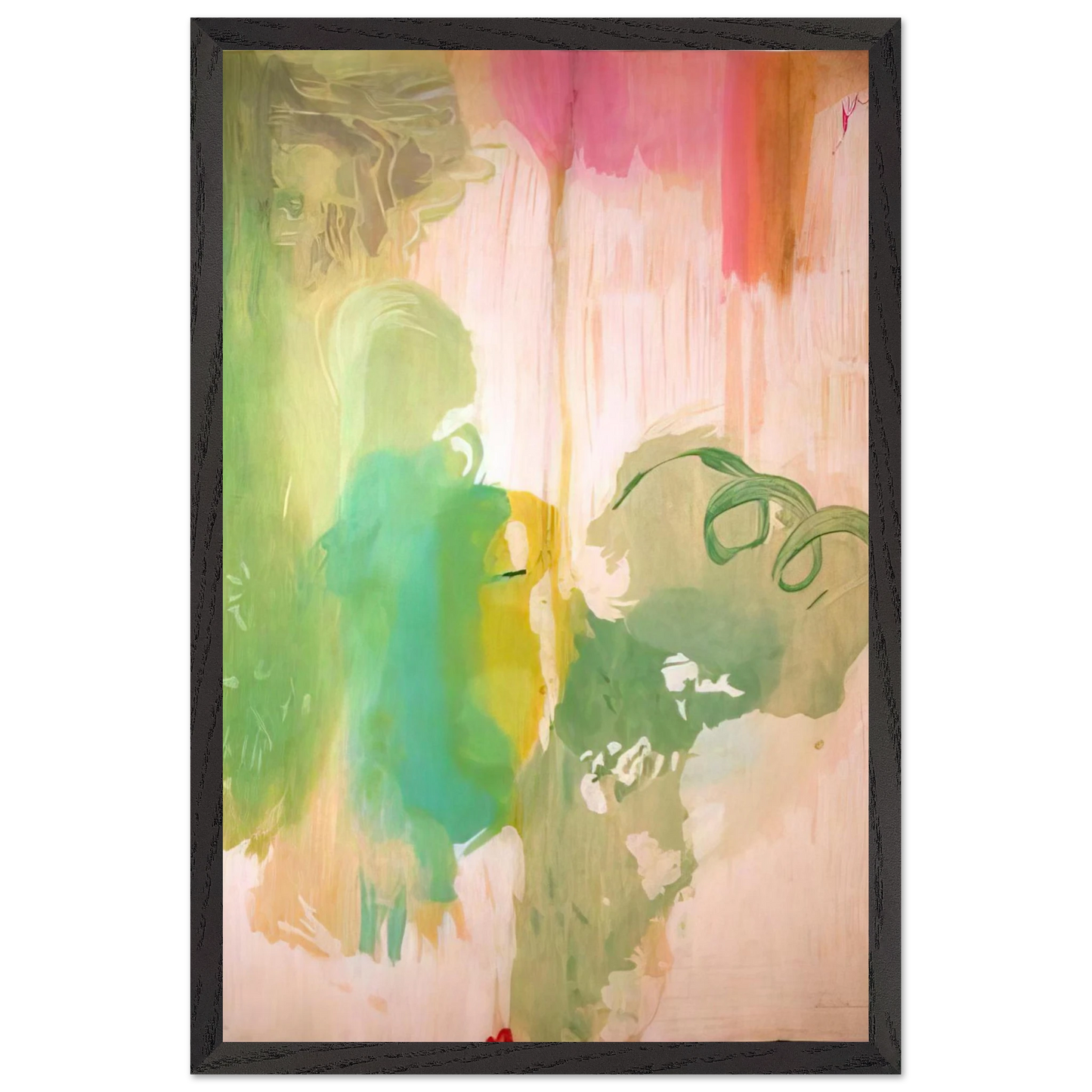 Helen Frankenthaler - Snow Pines - 2004 Wall art - 27x35 cm / 11x14 inches - Fine Art Poster-canvas - -